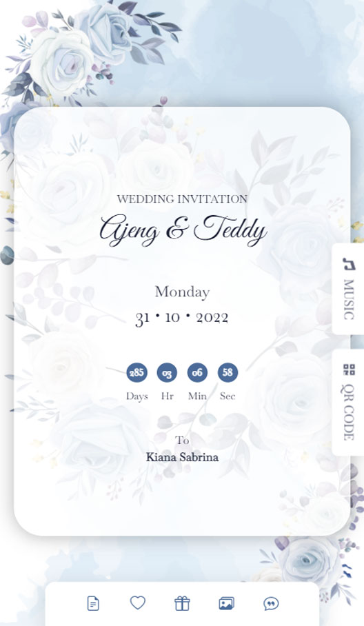 Wevitation - Undangan Pernikahan wevitation - theme 3